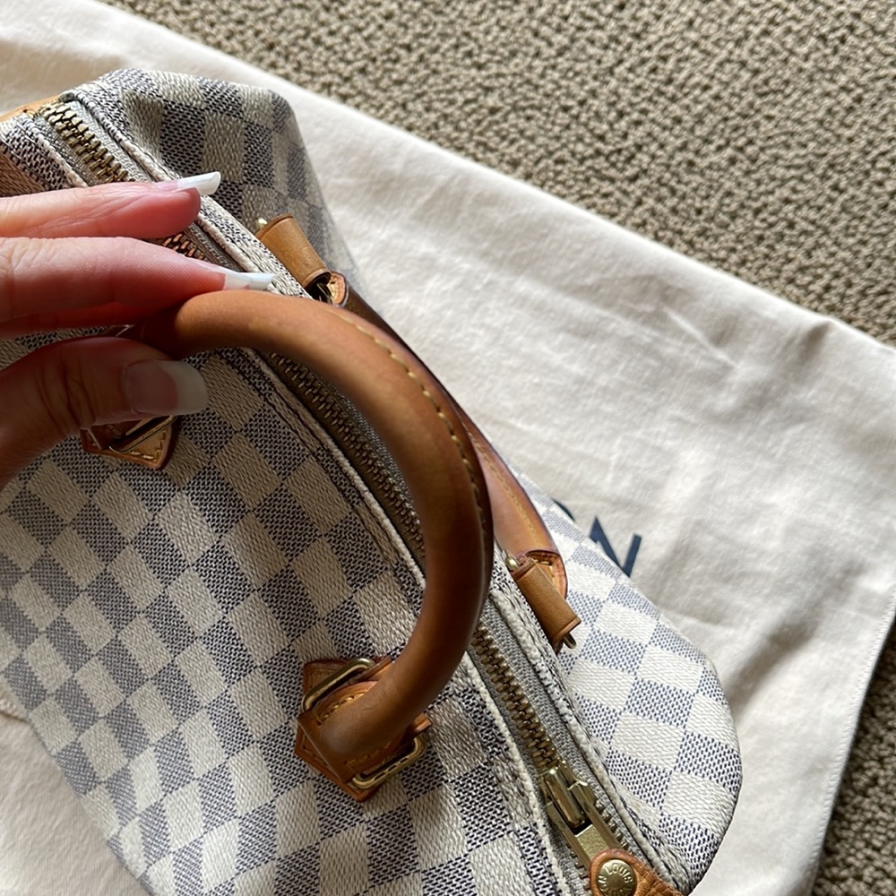 Louis Vuitton Authentic Damier Azur Speedy 25 - Picture 4 of 16